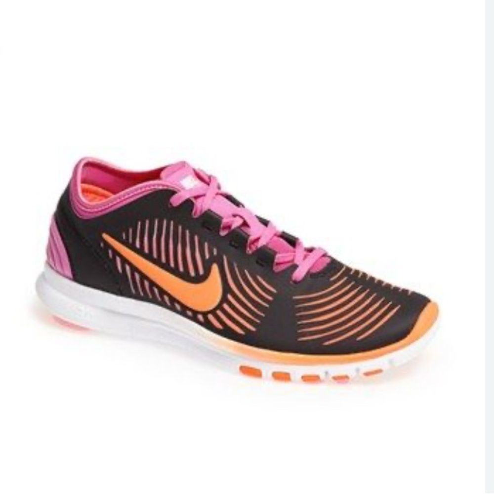 Nike Free Balanza Athletic Running 3.0 Vibrant Pink and Orange Sneakers Sz,8